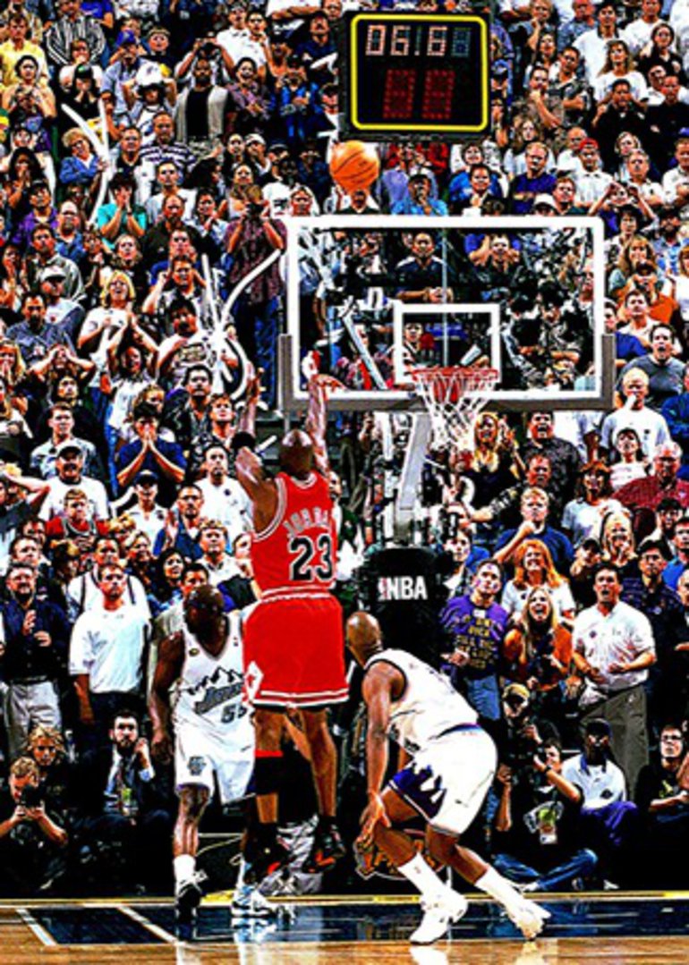 公牛逆转爵士，夺得胜利